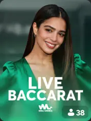 Live Baccarat vista previa de casino en vivo